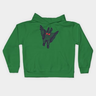 Mothman Taking Flight Kids Hoodie